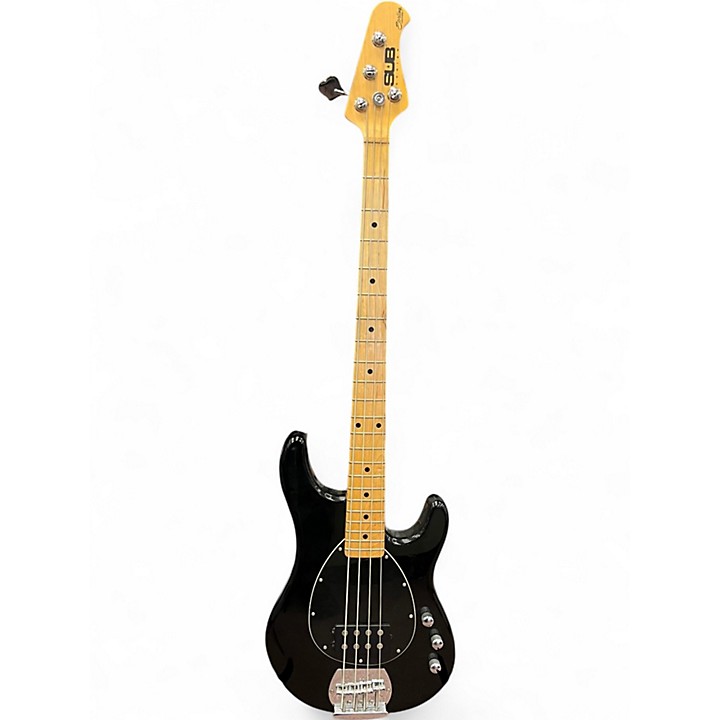 Used Sterling by Music Man Sub 4 Black Electric Bass Guitar