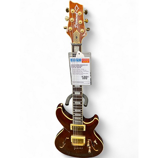 Used Diamond Monarch SH Brown Solid Body Electric Guitar,New Products : American Fashion Style Bags On Sale