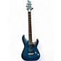 Used Schecter Guitar Research C1 Platinum Transparent Midnight Blue Solid Body Electric Guitar thumbnail