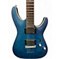 Used Schecter Guitar Research C1 Platinum Transparent Midnight Blue Solid Body Electric Guitar