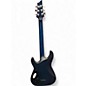 Used Schecter Guitar Research C1 Platinum Transparent Midnight Blue Solid Body Electric Guitar