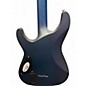 Used Schecter Guitar Research C1 Platinum Transparent Midnight Blue Solid Body Electric Guitar