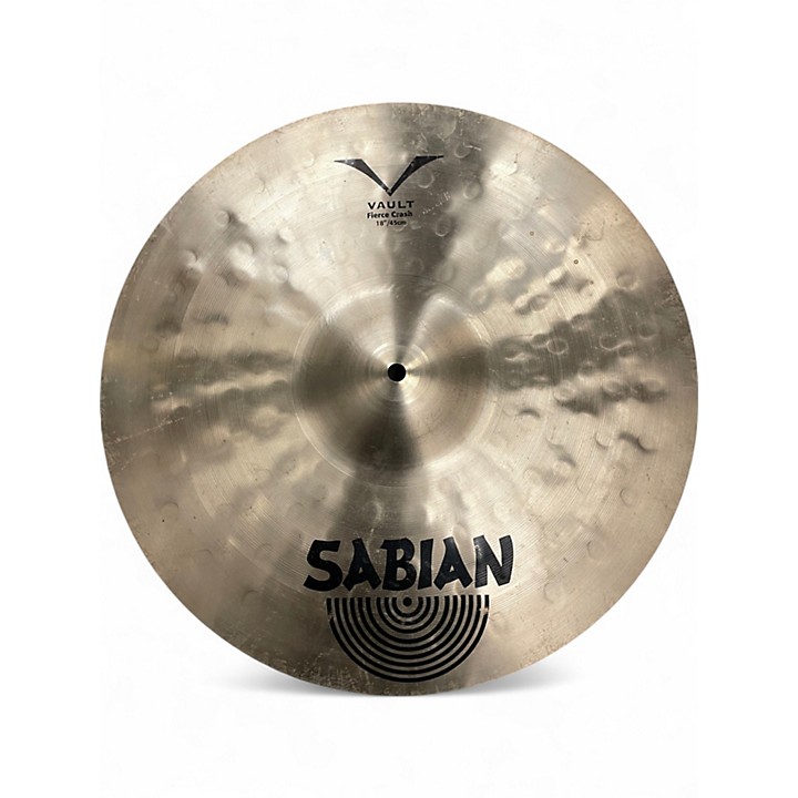 Used SABIAN Used SABIAN 18in VAULT FIERCE CRASH Cymbal 38