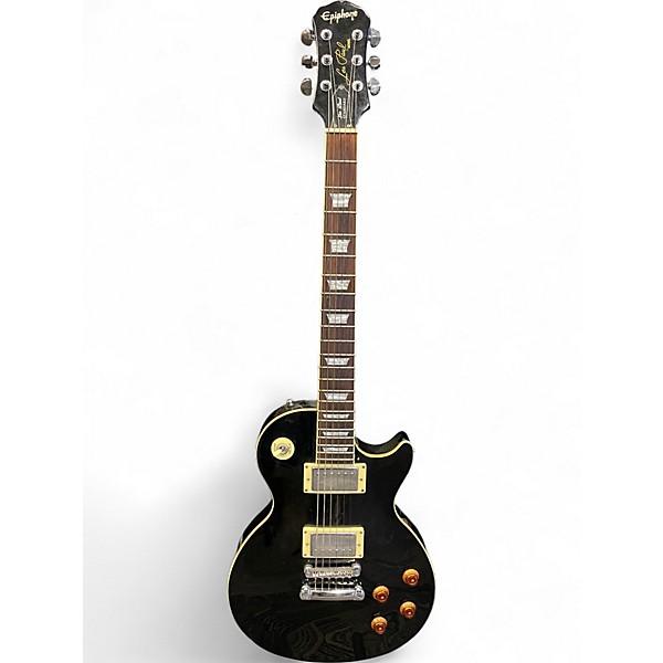 Used Epiphone Les Paul Standard Black Solid Body Electric Guitar