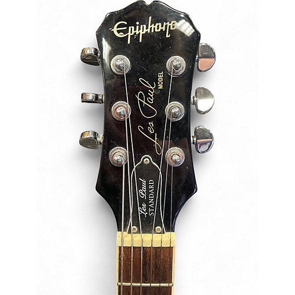 Used Epiphone Les Paul Standard Black Solid Body Electric Guitar