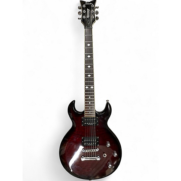 Used Schecter Guitar Research S1 Trans Red Electric Guitar