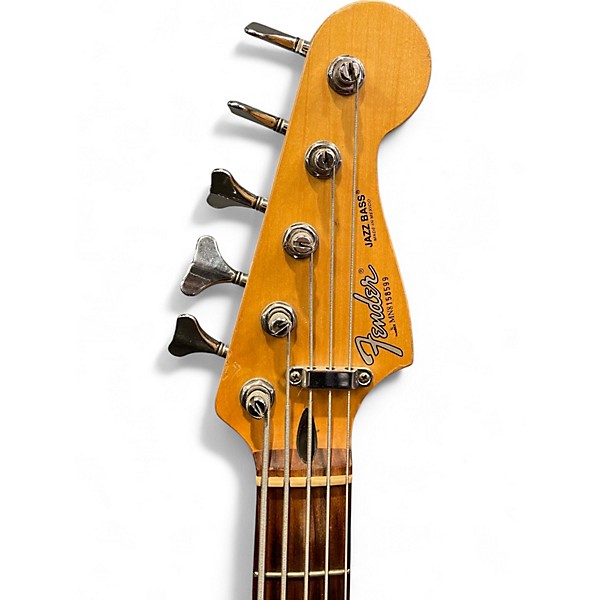 Used Fender Player Jazz Bass V Blue Electric Bass Guitar