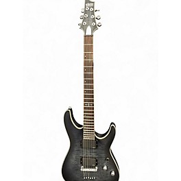 Used Schecter Guitar Research C1 Platinum Trans Gray Solid Body Electric Guitar