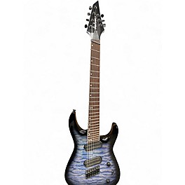 Used Jackson SLATXF7 Soloist 7 String Blue Burst Solid Body Electric Guitar