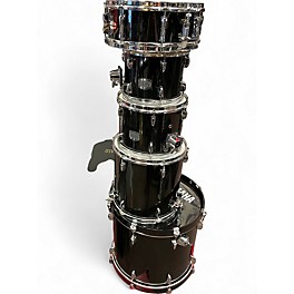 Used Yamaha 5 Piece Stage Custom Black Drum Kit