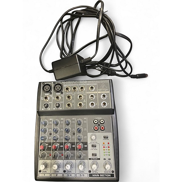 Used Behringer XENYX802 Powered Mixer