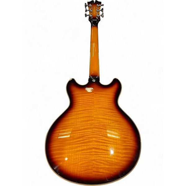 D'Angelico Premier Mini DC - Dark Iced Tea Burst 2245