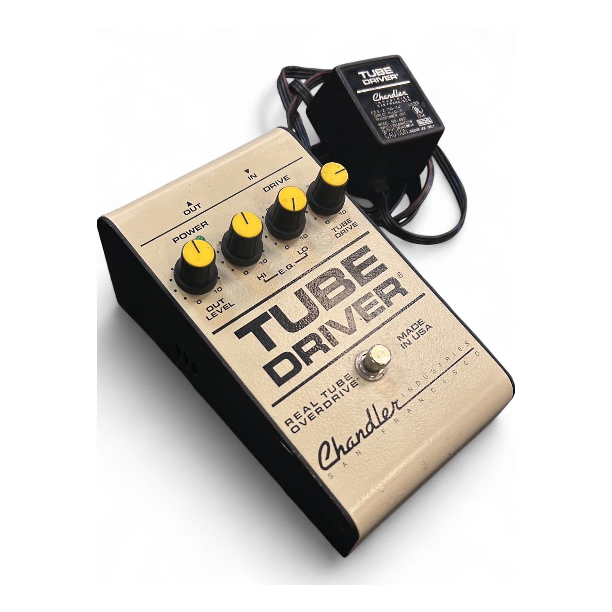 ギター Chandler TUBE OVERDRIVE (TUBE DRIVER) Vintage 1980s Chandler TUBE DRIVER Effect Pedal | Guitar Center