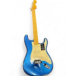 Used Fender American Ultra Stratocaster cobra blue Solid Body Electric Guitar