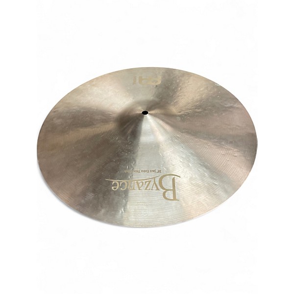 Used MEINL 18in BYZANCE JAZZ EXTRA THIN CRASH Cymbal