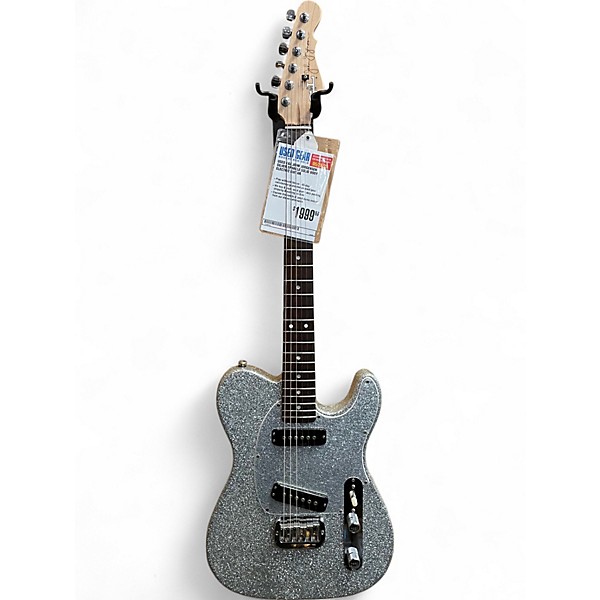 Used G&L JOHN JORGENSEN Silver Sparkle Solid Body Electric