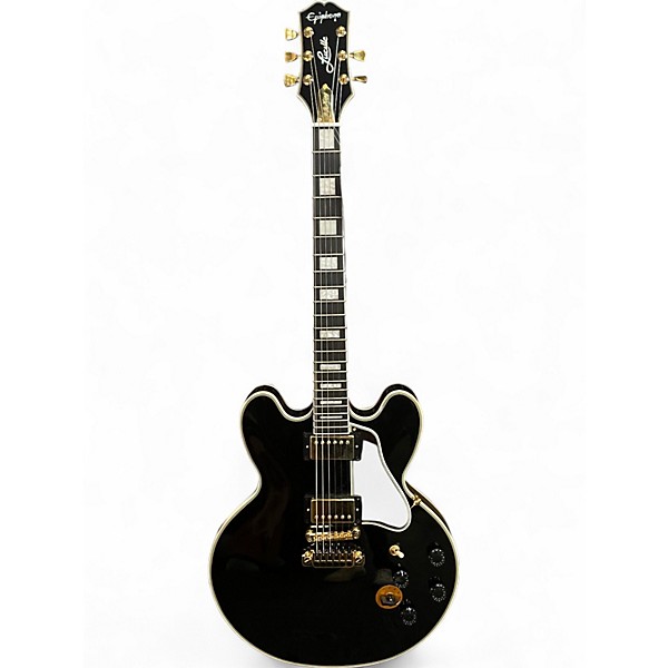 Used Epiphone BB King Lucille black Hollow Body Electric Guitar