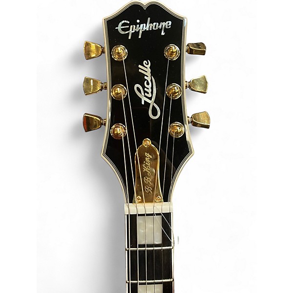 Used Epiphone BB King Lucille black Hollow Body Electric Guitar