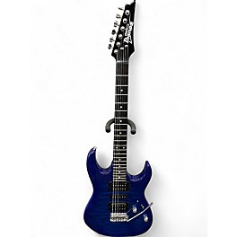 Used Ibanez GRX70QA Blue Solid Body Electric Guitar
