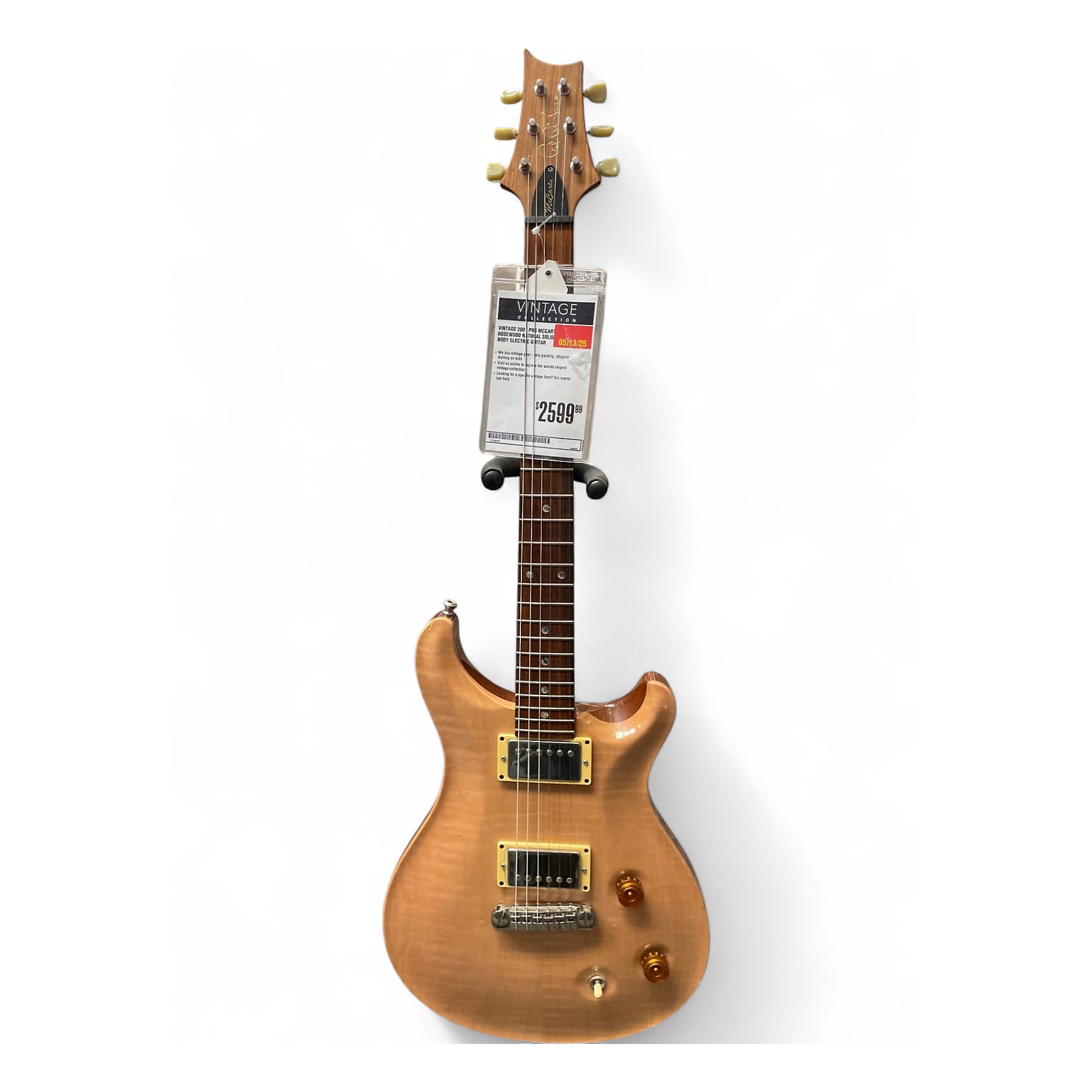【値下げ】PRS McCarty Tortoise Shell 2001 Vintage 2001 PRS McCarty Rosewood Natural Solid Body