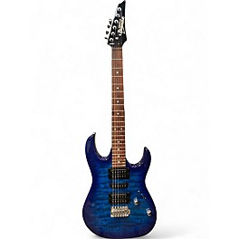 Used Ibanez GIO Trans Blue Solid Body Electric Guitar