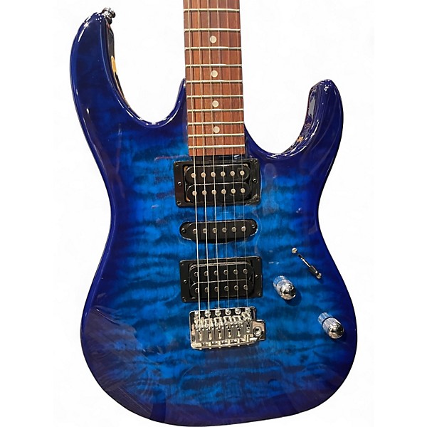 Used Ibanez GIO Trans Blue Solid Body Electric Guitar