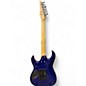 Used Ibanez GIO Trans Blue Solid Body Electric Guitar