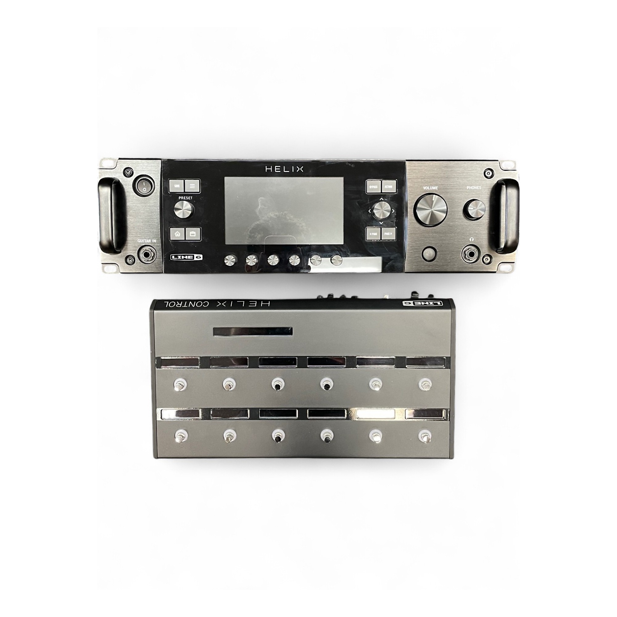 Used Line 6 Helix Rack With Helix Control Multi Effects