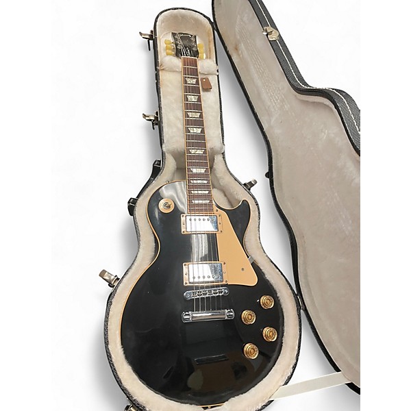 Used 2008 Gibson Les Paul Traditional Black Solid Body Electric Guitar