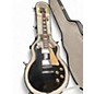 Used 2008 Gibson Les Paul Traditional Black Solid Body Electric Guitar thumbnail