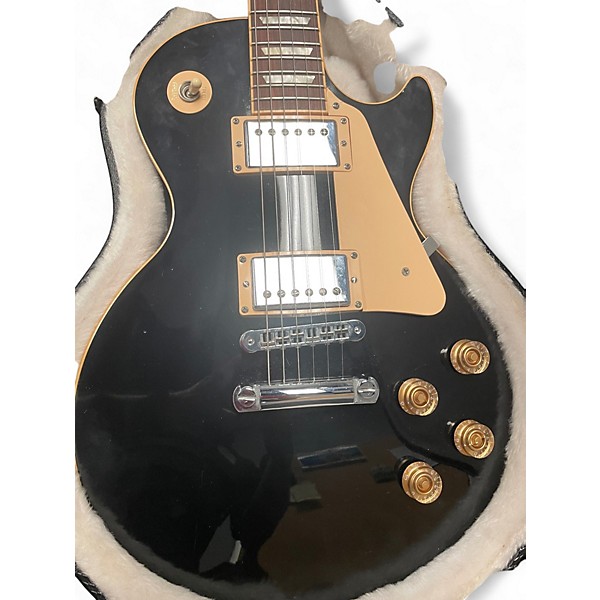 Used 2008 Gibson Les Paul Traditional Black Solid Body Electric Guitar