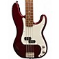 Used Fender Standard Precision Bass Midnight Wine Electric Bass Guitar