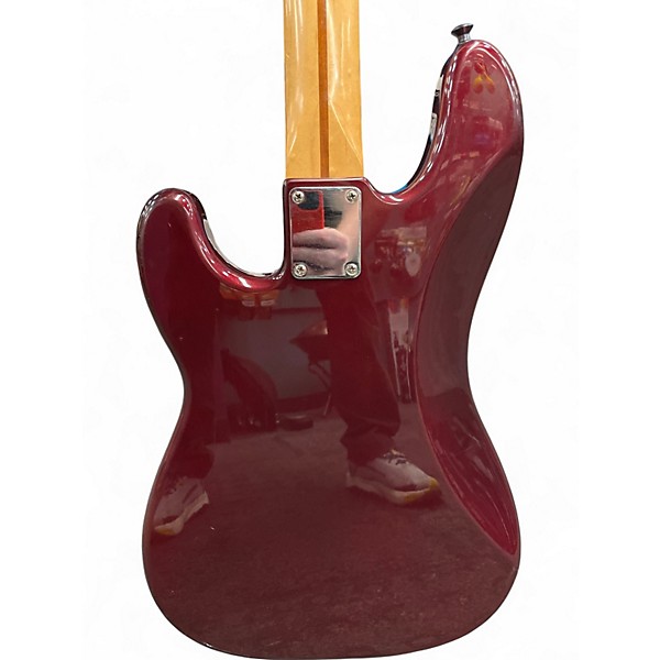 Used Fender Standard Precision Bass Midnight Wine Electric Bass Guitar