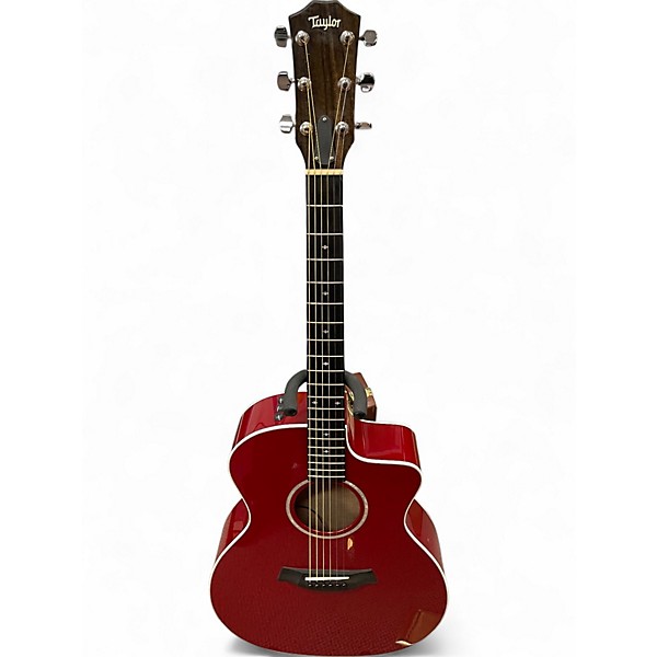 Used Taylor 214CE RED DLX RED Acoustic Electric Guitar