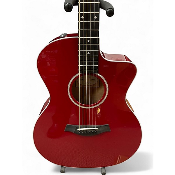 Used Taylor 214CE RED DLX RED Acoustic Electric Guitar