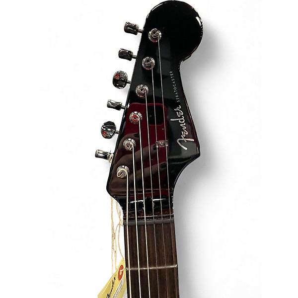 Used Fender Final Fantasy XIV Stratocaster Black Solid Body