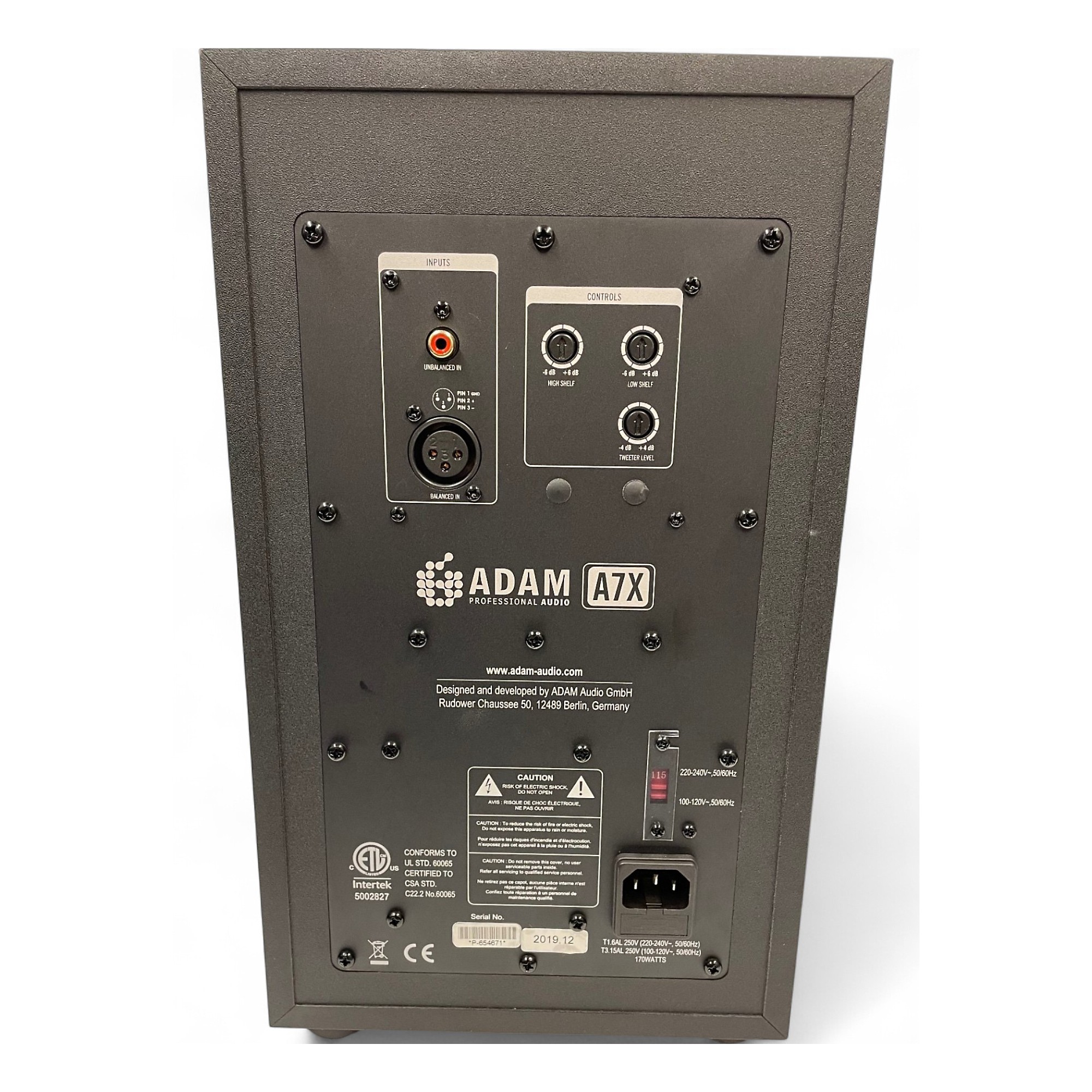 【直接受取限定】ADAM AUDIO A7X ペア A7X | ADAM Audio Shop