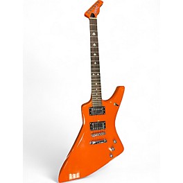 Used HardLuck Kings LADY LUCK Orange Solid Body Electric Guitar