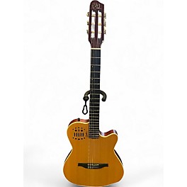 Used Godin ACS Slim Natural Cedar Classical Acoustic Electric Guitar