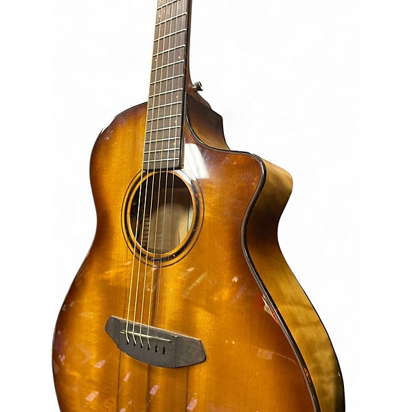 Used 2021 Breedlove Pursuit Concert 2 Tone Sunburst Acoustic Electric Guitar