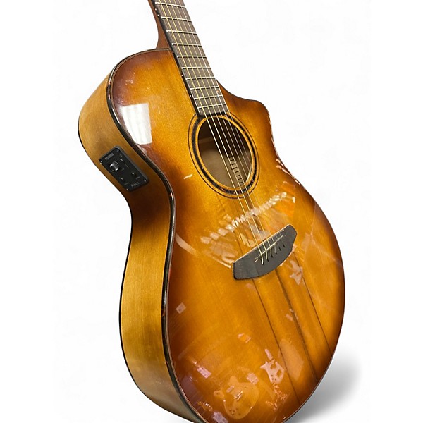 Used 2021 Breedlove Pursuit Concert 2 Tone Sunburst Acoustic Electric Guitar