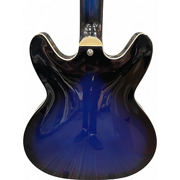 Used Kagstrom Super Viking Blue Burst Hollow Body Electric Guitar