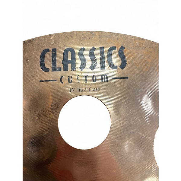 Used MEINL 16in Classics Custom Trash Crash Cymbal