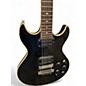 Vintage 1980s Fender Flame Elite Black Solid Body Electric Guitar thumbnail