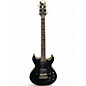 Vintage 1980s Fender Flame Elite Black Solid Body Electric Guitar
