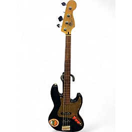 Used Fender Standard Jazz Bass Fretless Black Electric Bass Guitar
