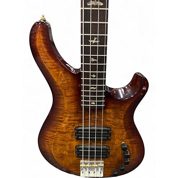 Used 2013 PRS Gary Grainger Signature 4 String Brown Gold Burst Electric Bass Guitar