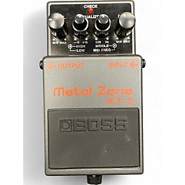 Used BOSS MT2 Metal Zone Distortion Effect Pedal