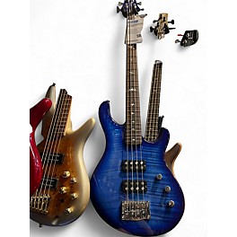 Used PRS SE Kingfisher Blue Wrap Around Burst Electric Bass Guitar