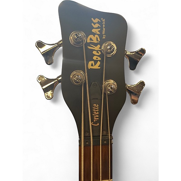 Used RockBass by Warwick corvette white Electric Bass Guitar